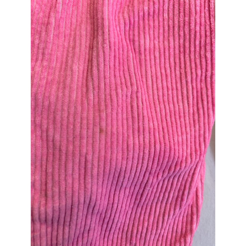 Vintage McKids Pink Corduroy Ruffle Overalls Size 24 Months Made in USA 71898 - Picture 3 of 6